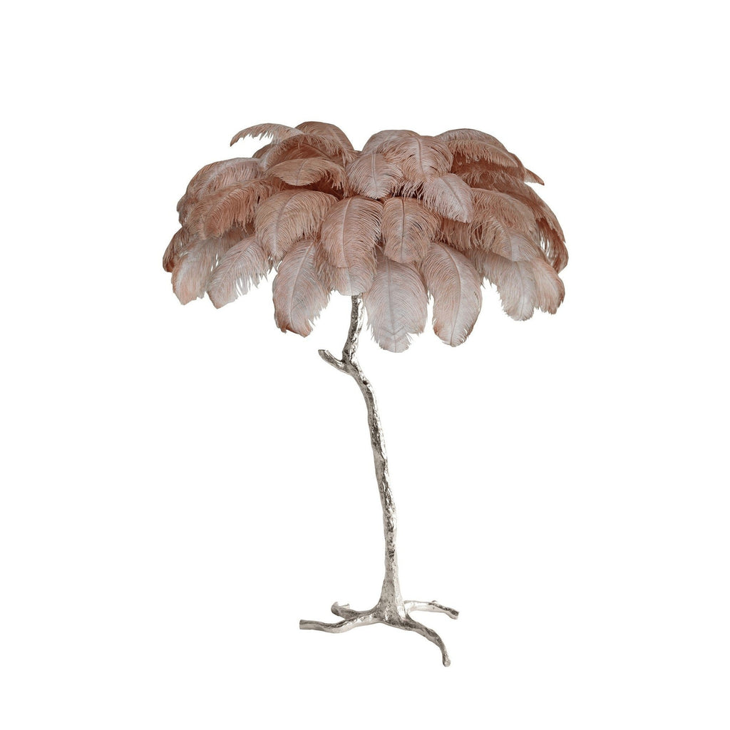 Feathered Elegance Brass Floor Light, Floor Lamp, detail 108