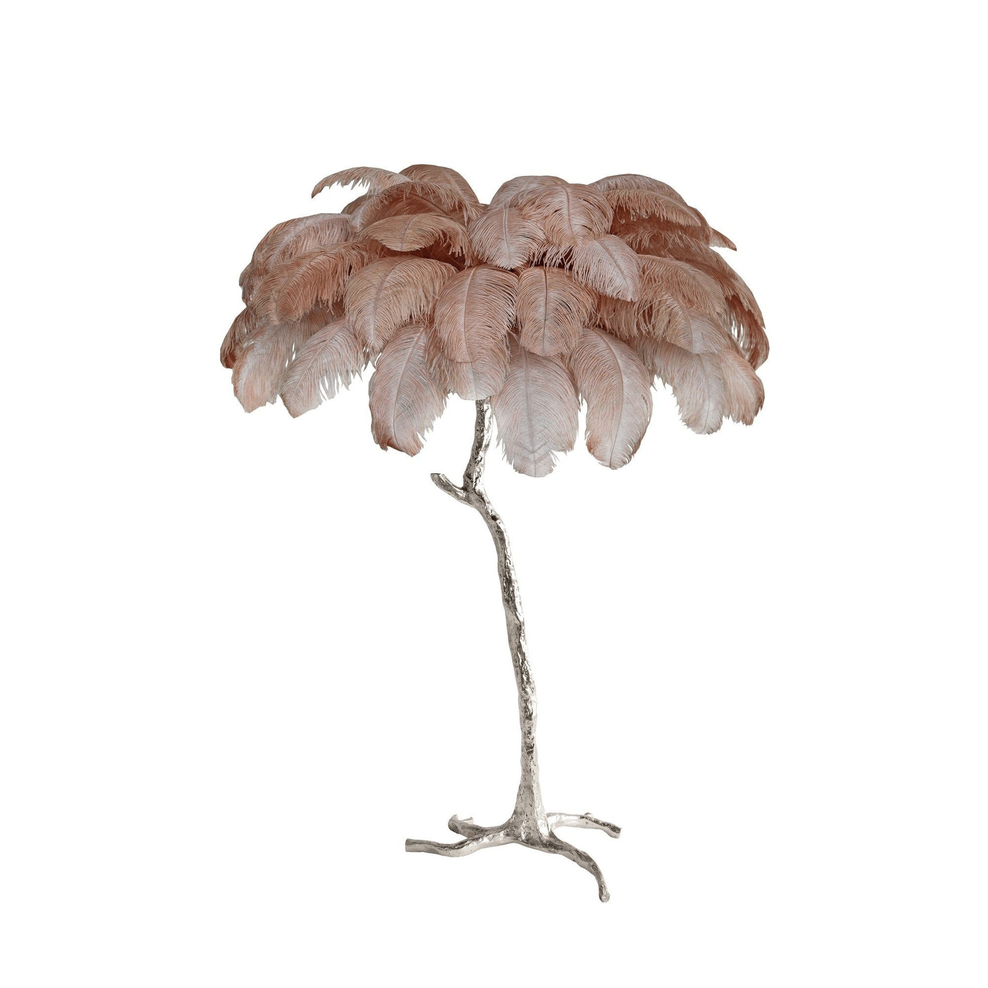 Feathered Elegance Brass Floor Light, Floor Lamp, detail 108