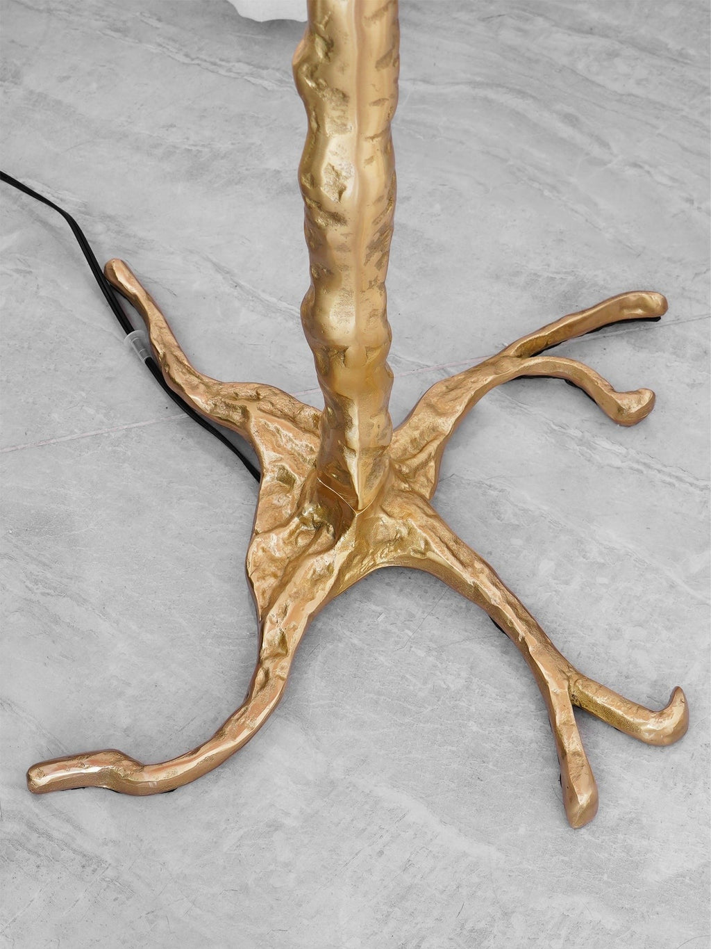 Feathered Elegance Brass Floor Light, Floor Lamp, detail 120