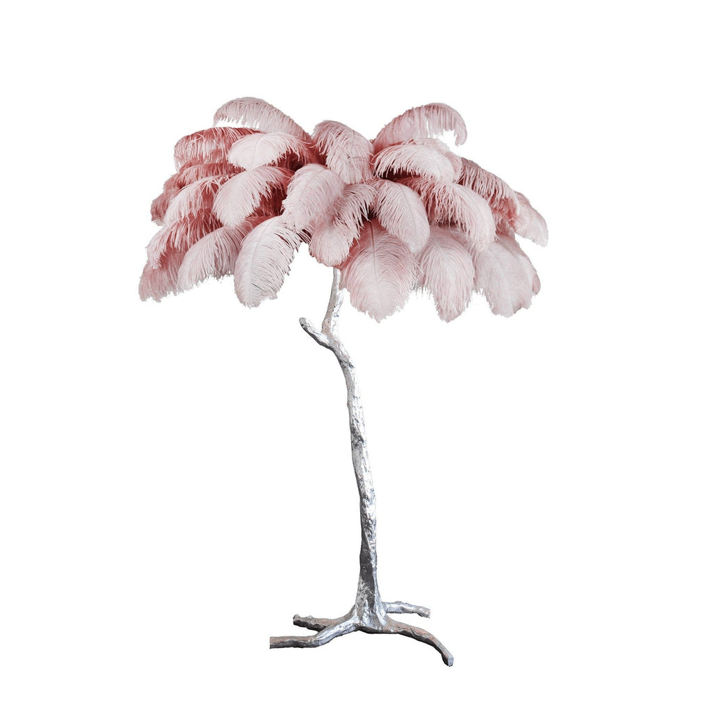 Feathered Elegance Brass Floor Light, Floor Lamp, detail 20