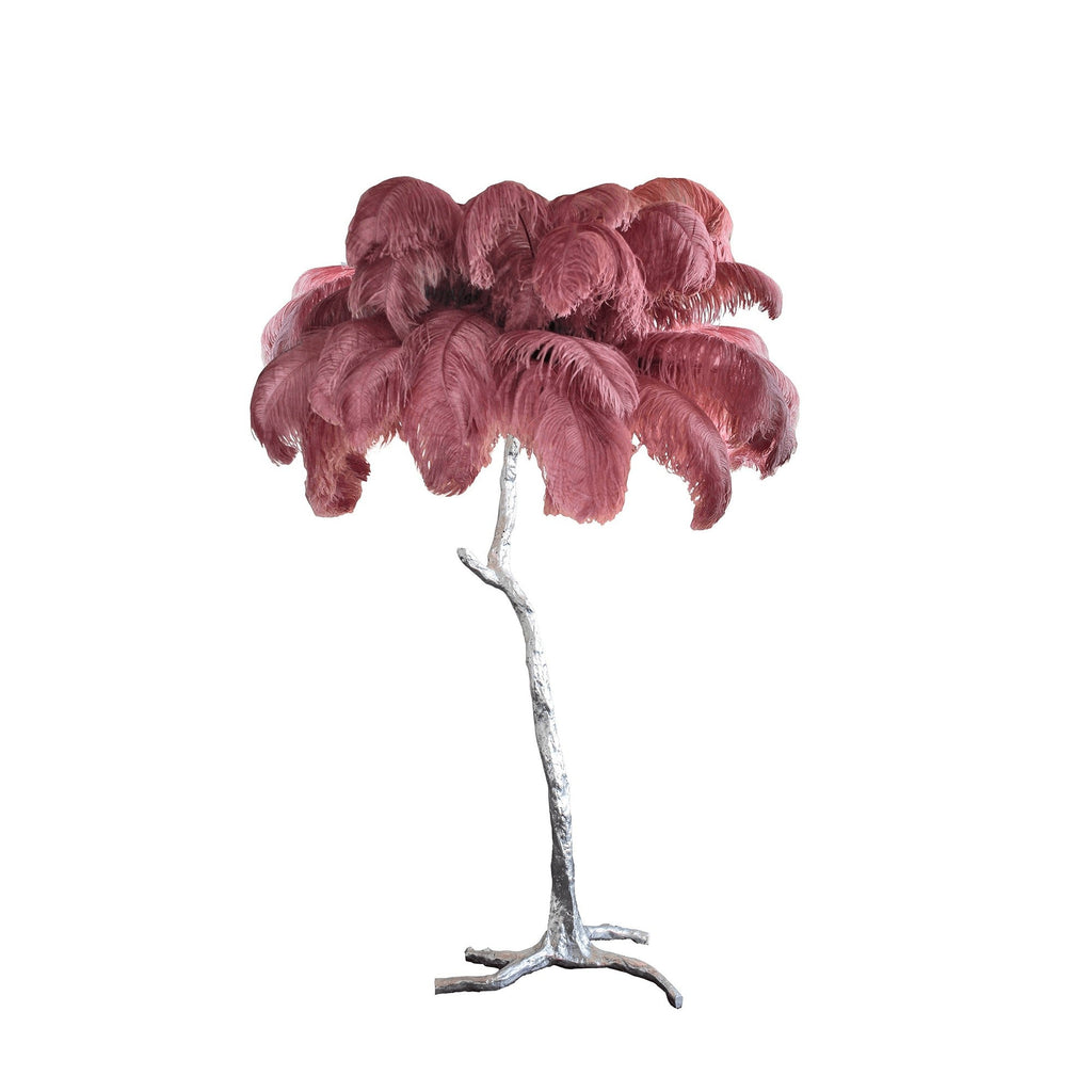 Feathered Elegance Brass Floor Light, Floor Lamp, detail 21