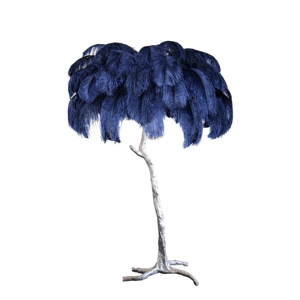 Feathered Elegance Brass Floor Light, Floor Lamp, detail 23