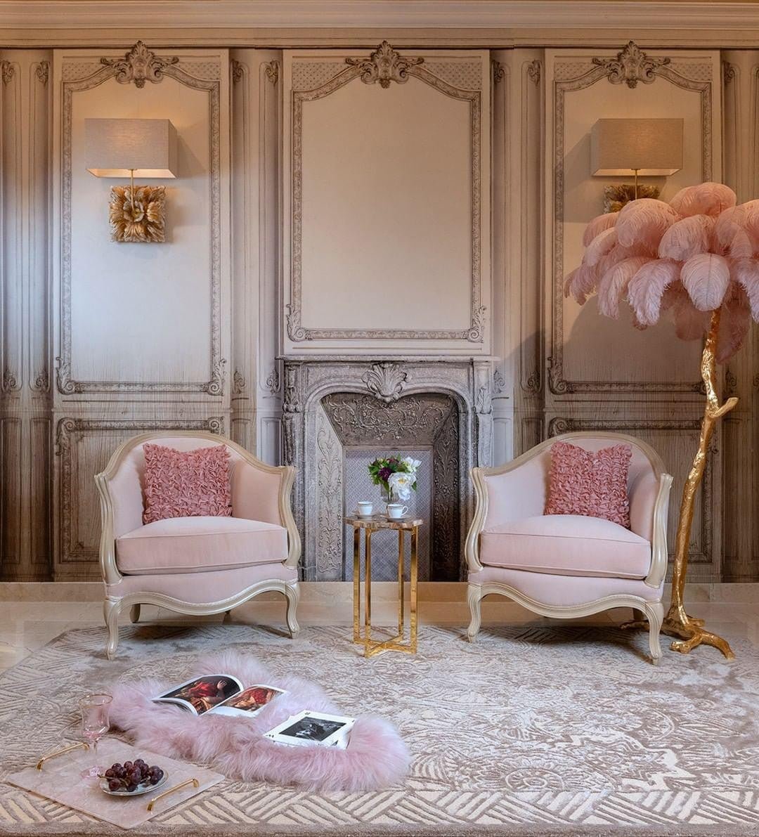 Feathered Elegance Brass Floor Light, Floor Lamp, detail 82