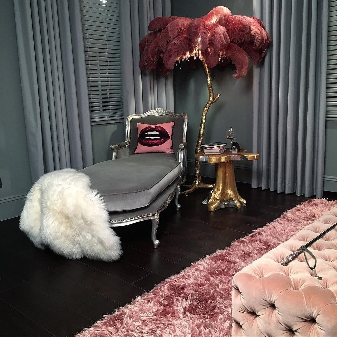 Feathered Elegance Brass Floor Light, Floor Lamp, detail 97