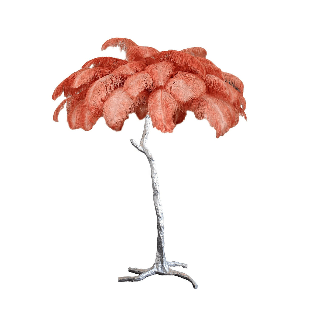 Feathered Elegance Brass Floor Light, Floor Lamp, detail 99