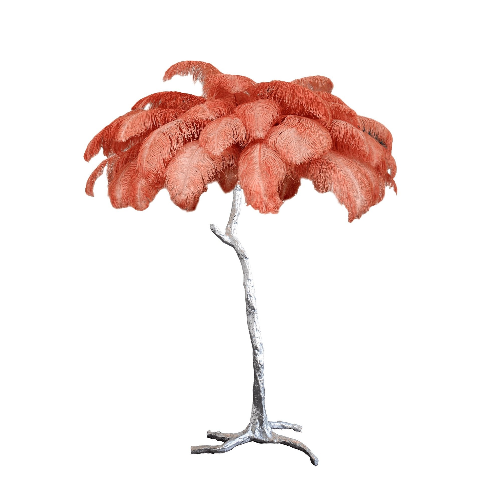 Feathered Elegance Brass Floor Light, Floor Lamp, detail 99