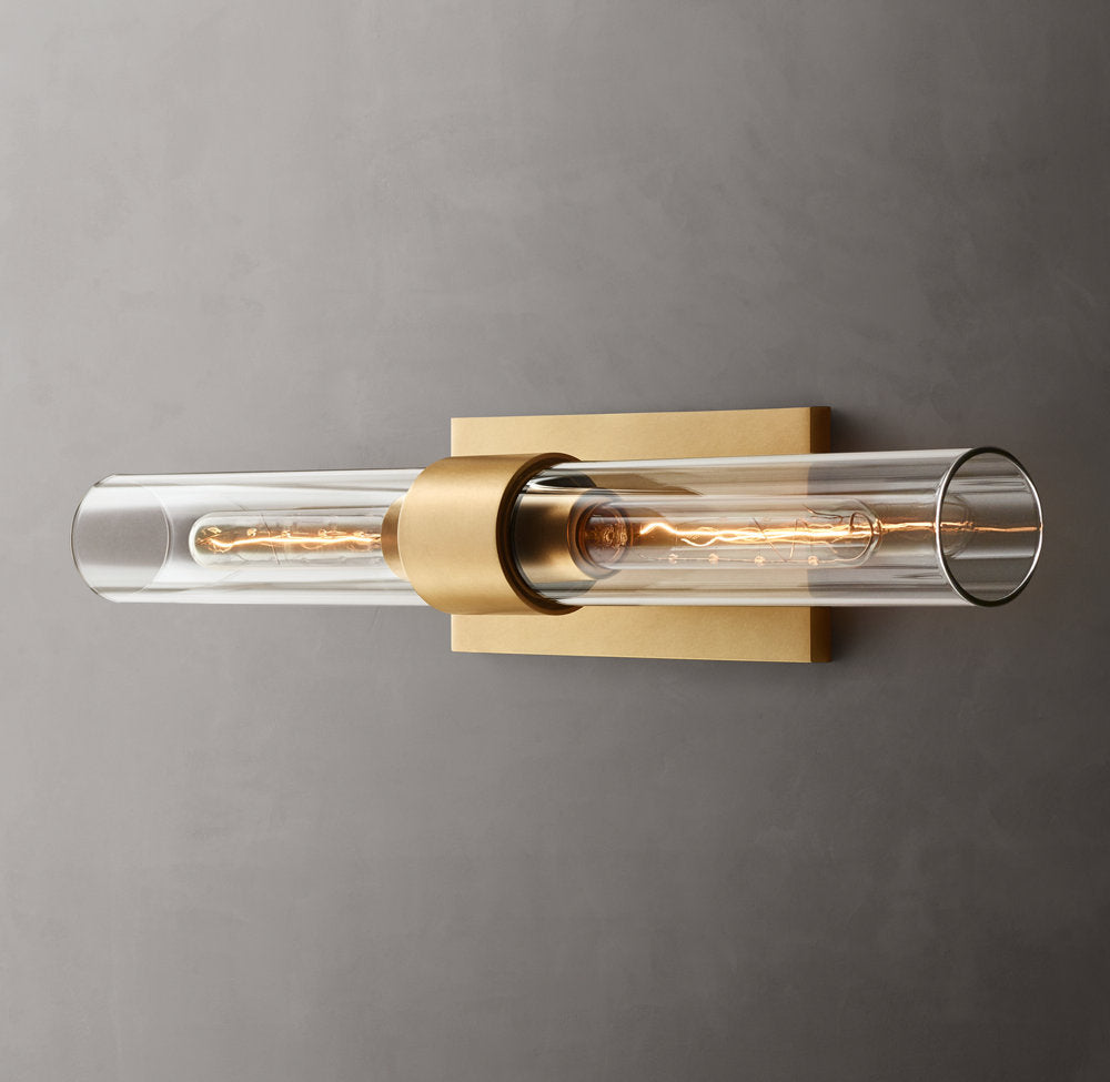 Ravelle Linear Wall Light, Bathroom Wall Sconce, detail 4