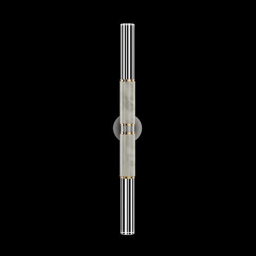 Artisan Antonia 34" Tall LED Wall Light, Bedroom Wall Sconce, Dimensions: Height: 34"