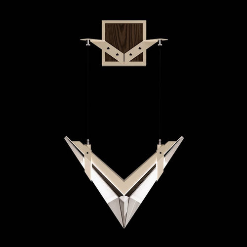 Artisan Blade 37" Tall Wall Light, Bedroom Wall Sconce, Dimensions: Height: 37"
