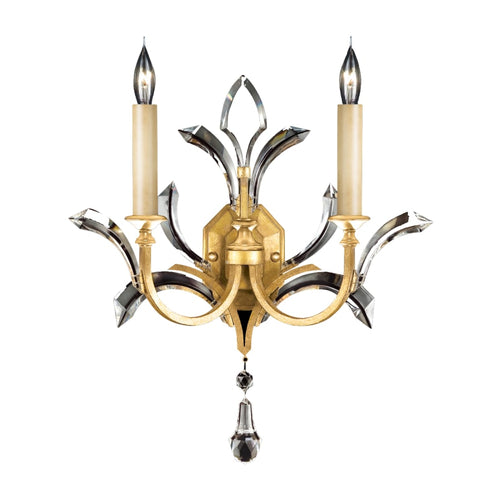 Artisan Beveled Arcs 2 Light 22" Tall Wall Light, Bedroom Wall Sconce, Dimensions Height: 22"