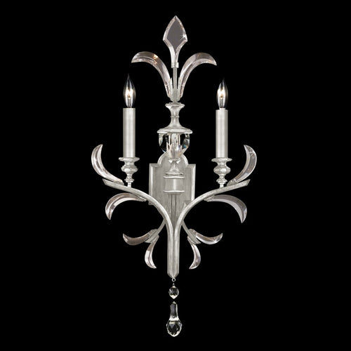 Artisan Beveled Arcs 2 Light 32" Tall Wall Light, Bedroom Wall Sconce, detail 2