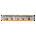 Artisan Crystal Enchantment 6 Light 7" High Wall Light, Bedroom Wall Sconce, Dimensions Height: 7"