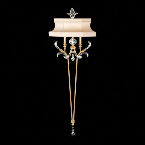 Artisan Beveled Arcs 2 Light 66" Tall Wall Light, Bedroom Wall Sconce, detail 2