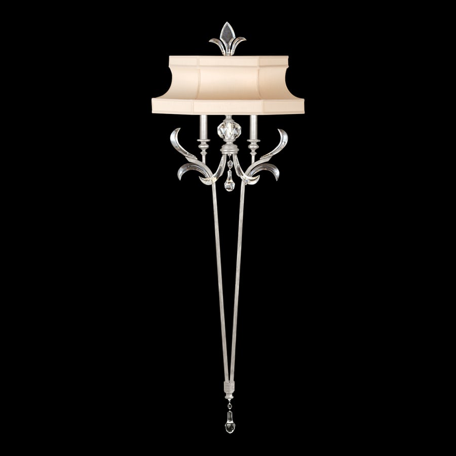 Artisan Beveled Arcs 2 Light 66" Tall Wall Light, Bedroom Wall Sconce, detail 3