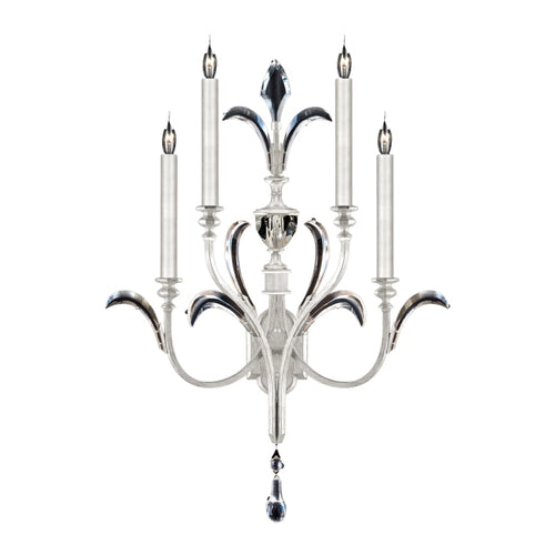 Artisan Beveled Arcs 4 Light 36" Tall Wall Light, Bedroom Wall Sconce, Dimensions Height: 36"