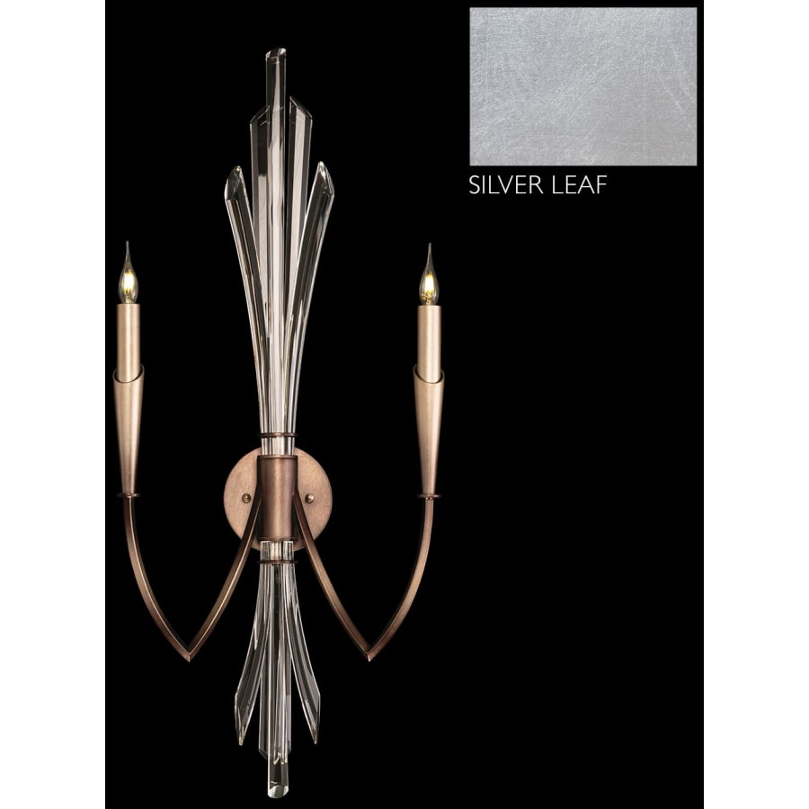 Artisan Trevi 2 Light 33" Tall Wall Light, Bedroom Wall Sconce, detail 2