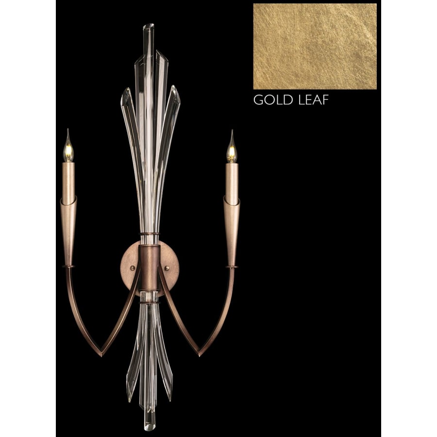 Artisan Trevi 2 Light 33" Tall Wall Light, Bedroom Wall Sconce, detail 3