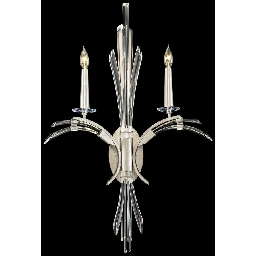 Artisan Trevi 2 Light 34" Tall Wall Light, Bedroom Wall Sconce, detail 2