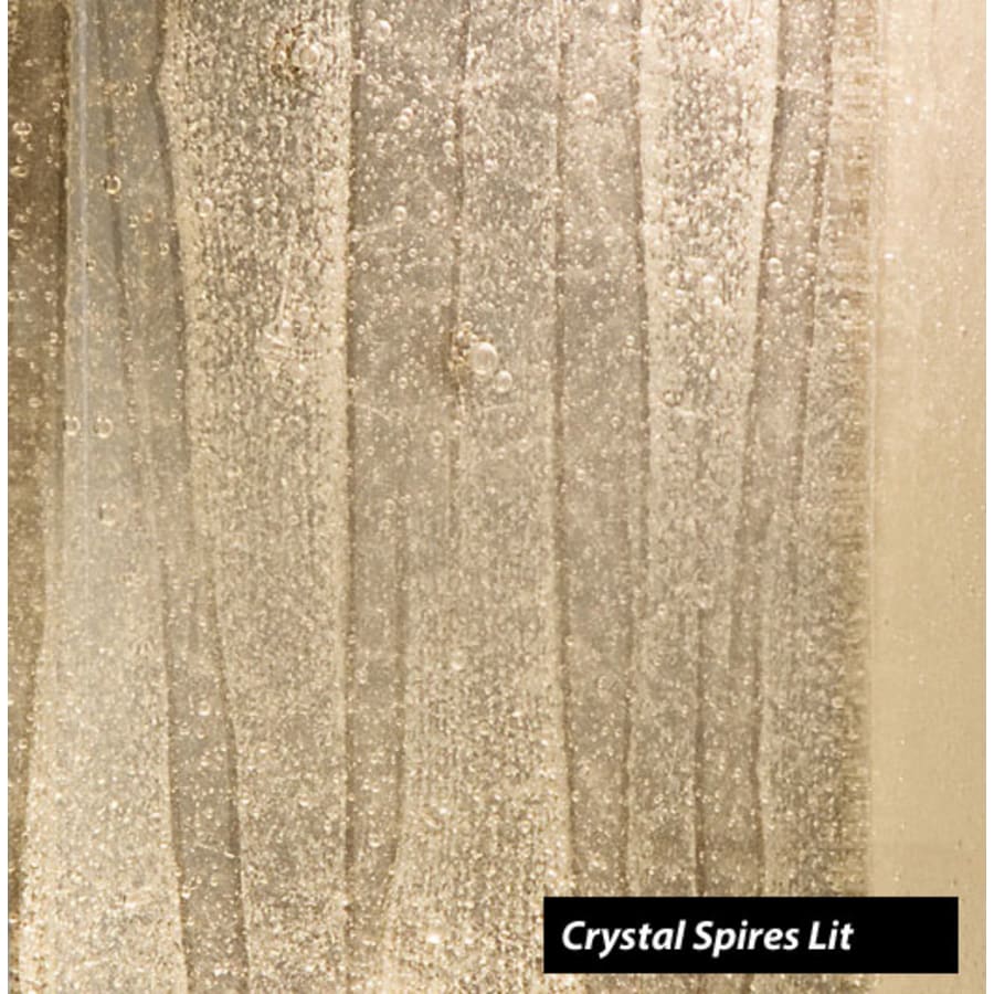 Artisan Crystal Bakehouse 2 Light 24" Tall Wall Light, Bedroom Wall Sconce, detail 2