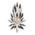 Artisan Lily Buds Single Light 22" High Wall Light, Bedroom Wall Sconce, Dimensions Height: 22"