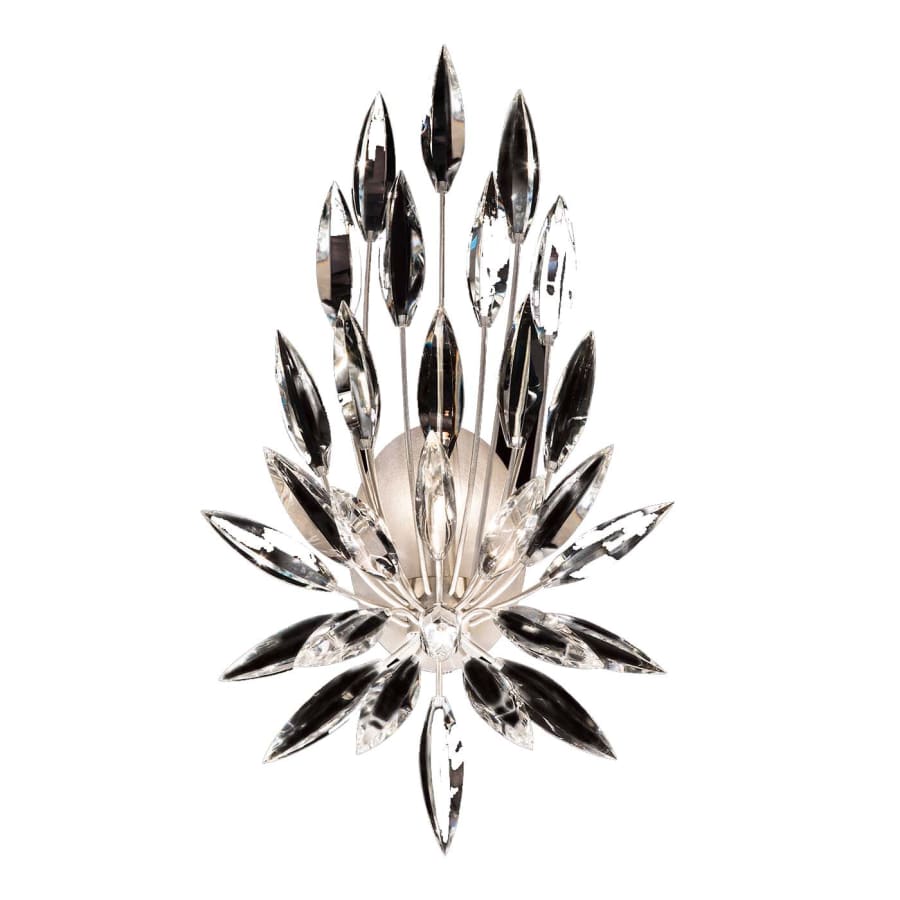 Artisan Lily Buds Single Light 22" High Wall Light, Bedroom Wall Sconce, Dimensions Height: 22"