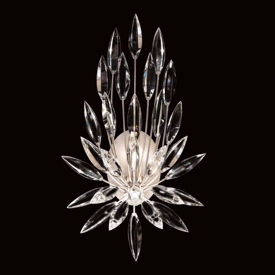Artisan Lily Buds Single Light 22" High Wall Light, Bedroom Wall Sconce, detail 2
