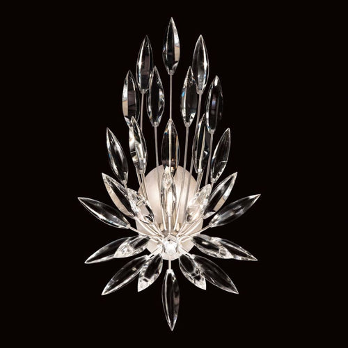 Artisan Lily Buds Single Light 22" High Wall Light, Bedroom Wall Sconce, detail 2