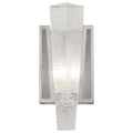 Artisan Crownstone Single Light 15" Tall Wall Light with Metal Mesh Shade, Bedroom Wall Sconce, Dimensions Height: 15"