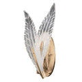 Artisan Plume 16" Tall Wall Light, Bedroom Wall Sconce, Dimensions Height: 16"