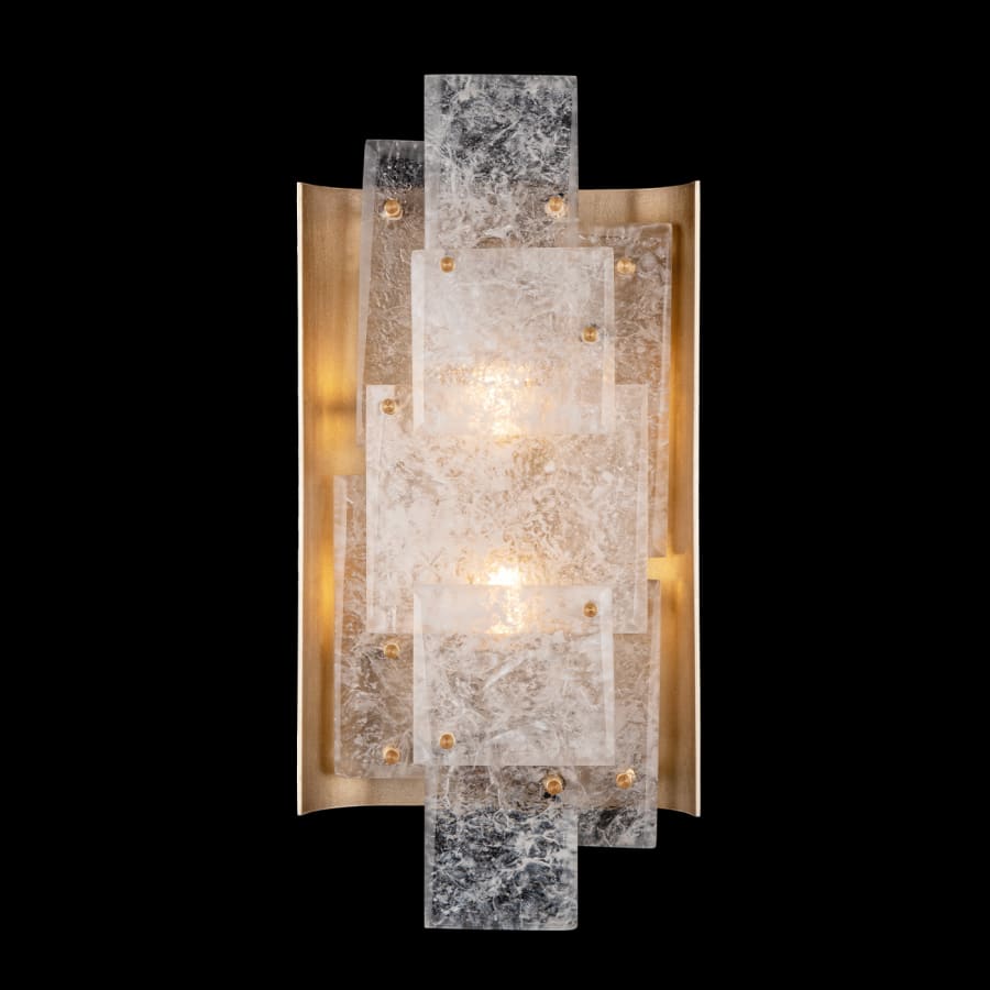Artisan Lunea 2 Light 18" Tall Wall Light, Bedroom Wall Sconce, detail 3