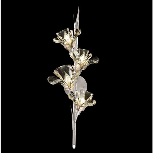 Artisan Azu 4 Light 29" Tall Wall Light, Bedroom Wall Sconce, detail 2