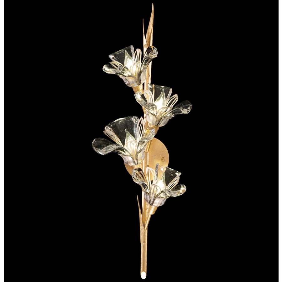 Artisan Azu 4 Light 29" Tall Wall Light, Bedroom Wall Sconce, Dimensions: Height: 29"