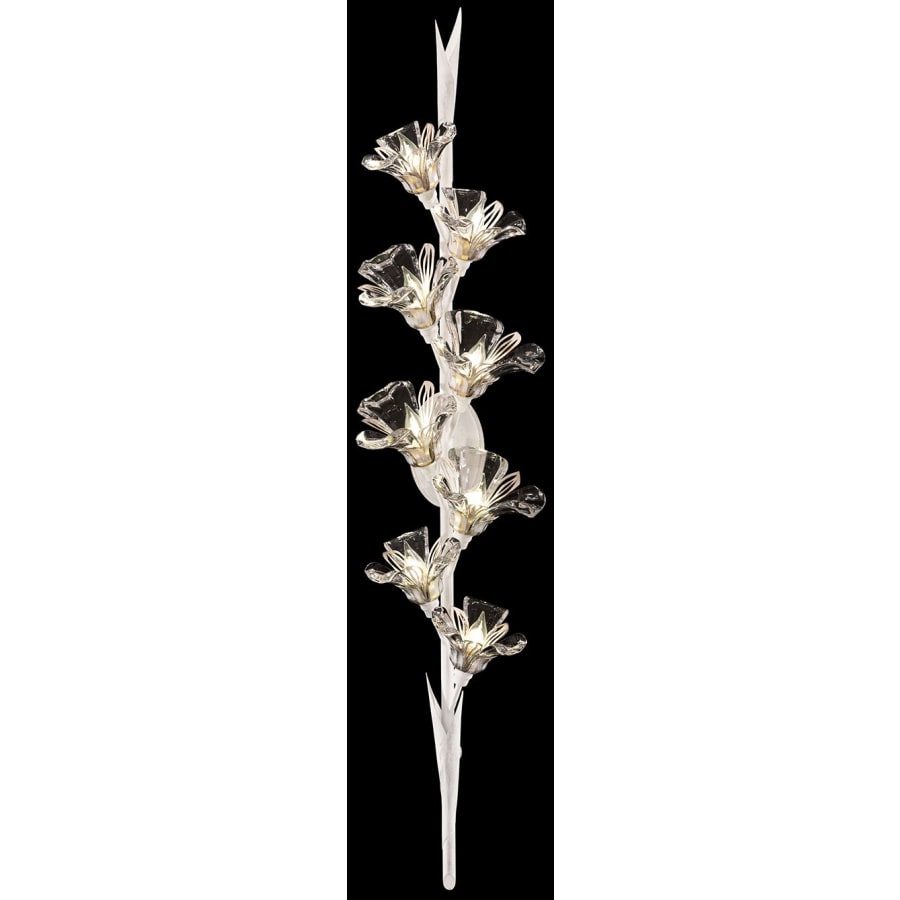 Artisan Azu 8 Light 53" Tall Wall Light, Bedroom Wall Sconce, detail 4