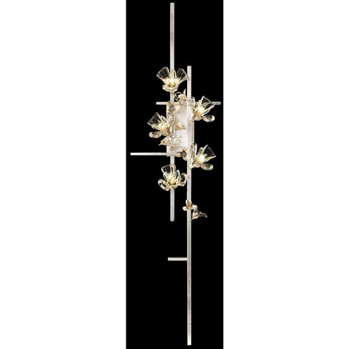 Artisan Azu 5 Light 64" Tall Wall Light, Bedroom Wall Sconce, detail 2