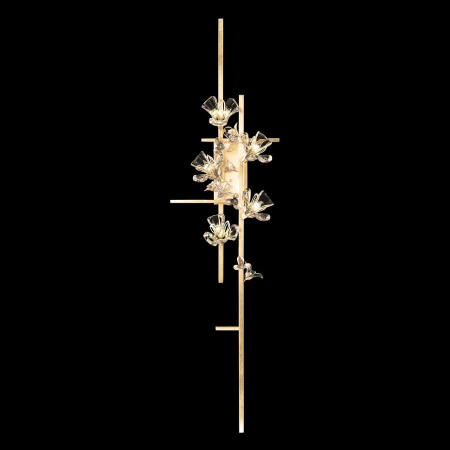Artisan Azu 5 Light 64" Tall Wall Light, Bedroom Wall Sconce, detail 3