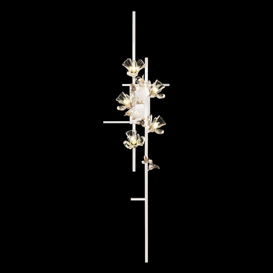 Artisan Azu 5 Light 64" Tall Wall Light, Bedroom Wall Sconce, detail 4