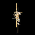 Artisan Azu 3 Light 44" Tall Wall Light, Bedroom Wall Sconce, Dimensions: Height: 44"