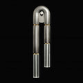 Artisan Antonia 2 Light 28" Tall LED Cylinder Wall Light, Bedroom Wall Sconce, Dimensions: Height: 28"