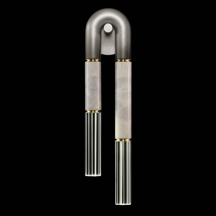 Artisan Antonia 2 Light 28" Tall LED Wall Light, Bedroom Wall Sconce, Dimensions: Height: 28"
