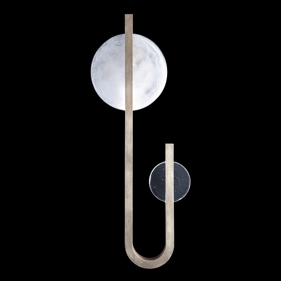 Artisan Selene 2 Light 36" Tall LED Wall Light with Shade, Bedroom Wall Sconce, Dimensions: Height: 36"