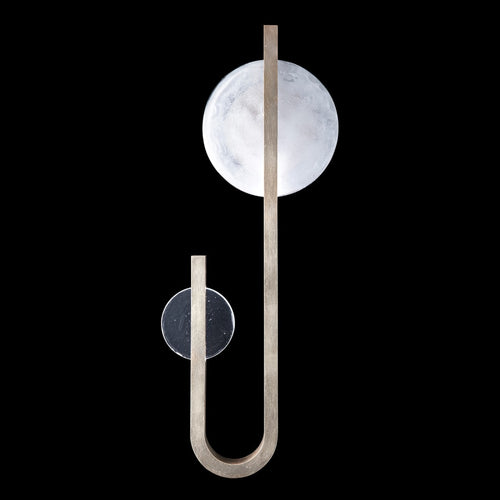 Artisan Selene 2 Light 36" Tall LED Wall Light, Bedroom Wall Sconce, Dimensions: Height: 36"
