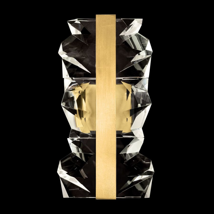 Artisan Strata 19" Tall LED Wall Light, Bedroom Wall Sconce, detail 3