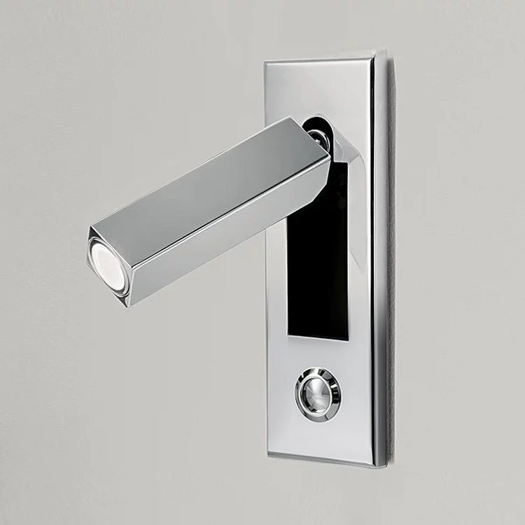 Metal Flush-Fold Bedside Reading Light, Bedroom Wall Sconce, detail 12