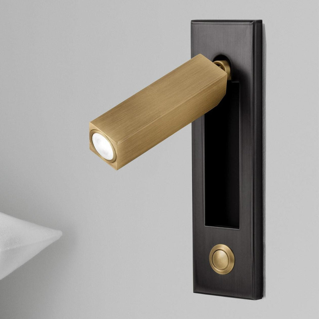 Metal Flush-Fold Bedside Reading Light, Bedroom Wall Sconce, detail 13