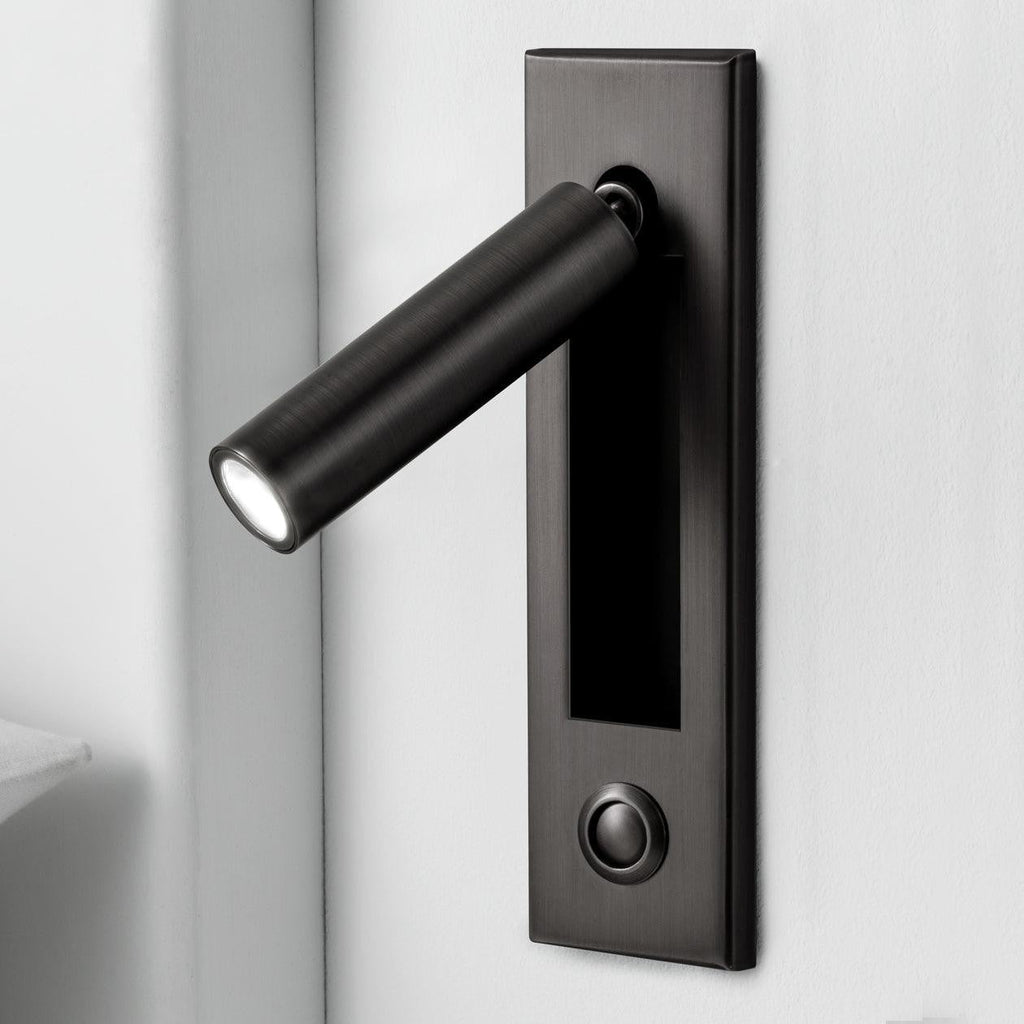 Metal Flush-Fold Bedside Reading Light, Bedroom Wall Sconce, detail 16