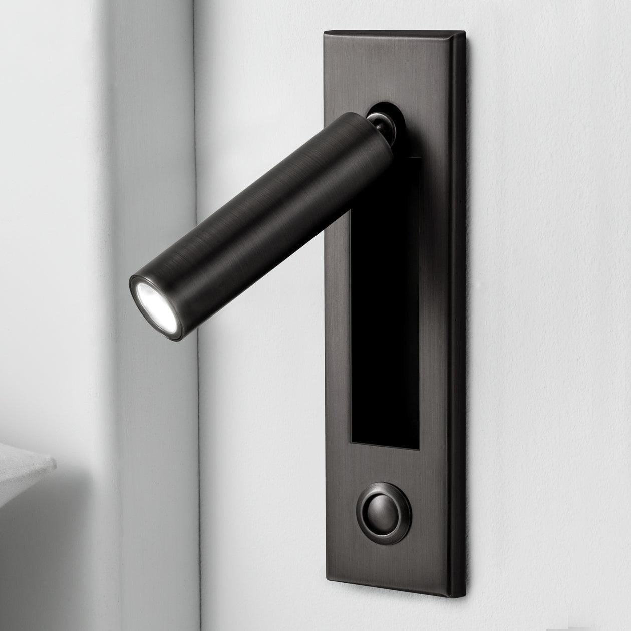 Metal Flush-Fold Bedside Reading Light, Bedroom Wall Sconce, detail 16