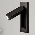 Metal Flush-Fold Bedside Reading Light, Bedroom Wall Sconce, Aluminum alloy, Dia 5cm x H 15.5cm cylinder
