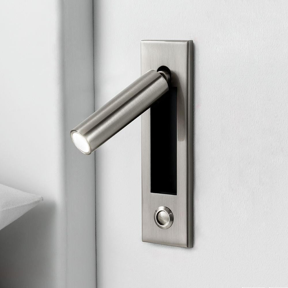Metal Flush-Fold Bedside Reading Light, Bedroom Wall Sconce, detail 20