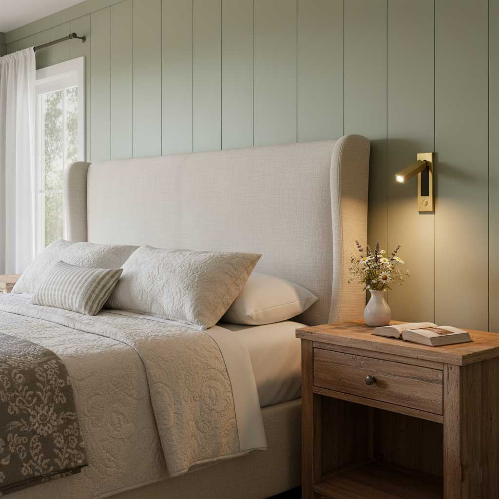 Metal Flush-Fold Bedside Reading Light, Bedroom Wall Sconce, detail 27