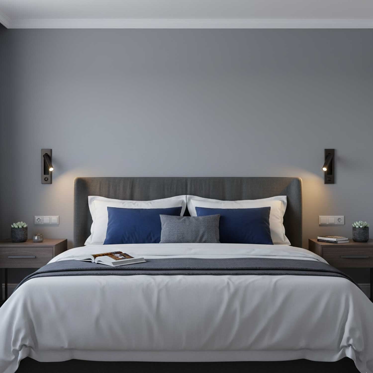 Metal Flush-Fold Bedside Reading Light, Bedroom Wall Sconce, detail 56